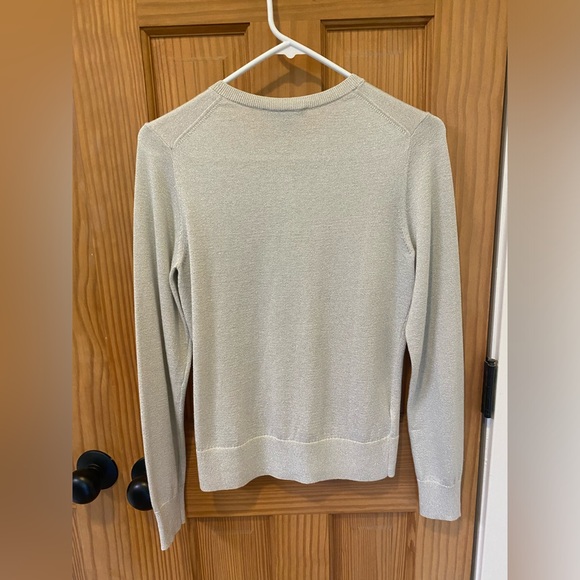 Ann Taylor Sparkly Silver Cardigan - Size S - Picture 7 of 8